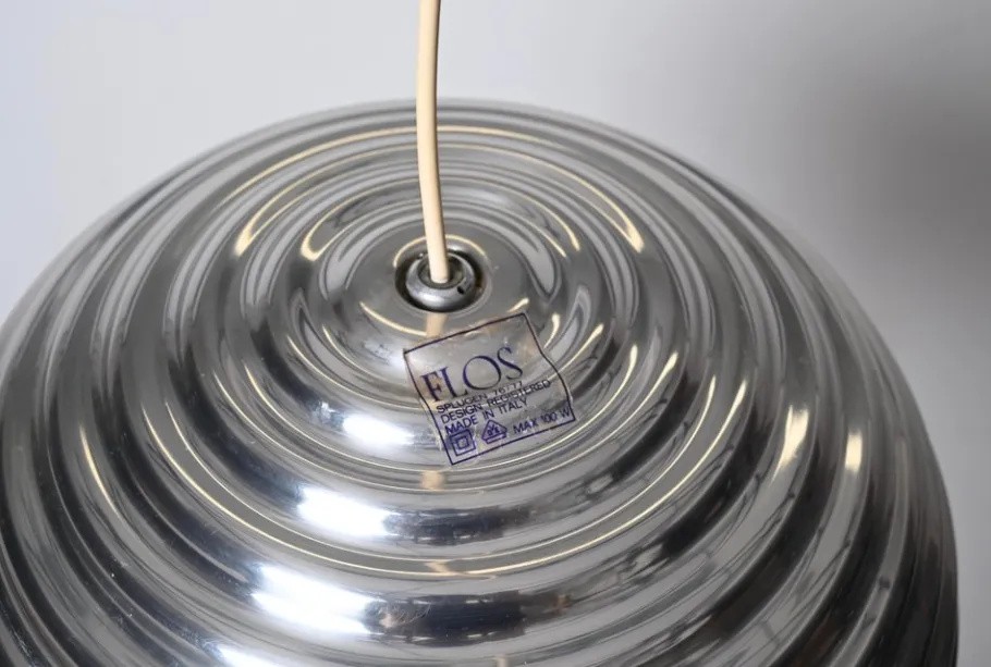 Hot Pamono Vintage Flower Splugen Brau Pendant attributed to Achille Castiglioni for Flos, Italy, 1961