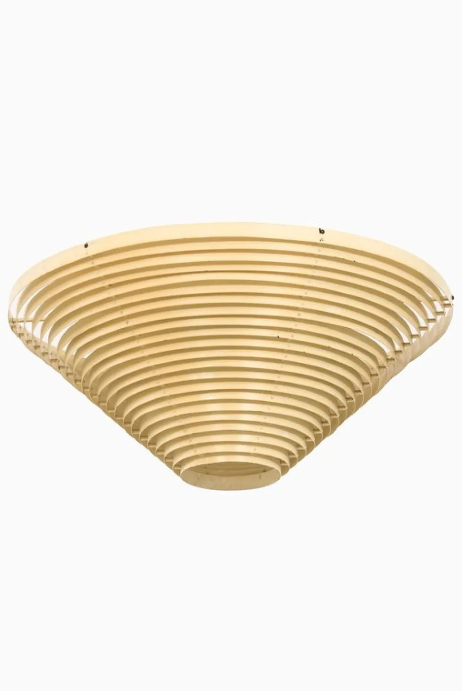 Hot Pamono Vintage Flush Mount in White Lacquered Metal by Alvar Aalto, 1950s