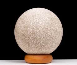 Best Pamono Vintage French Ball Lamp on Pine Base, 1970