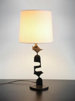 Discount Pamono Vintage French Brutalist Table Lamp, 1960s