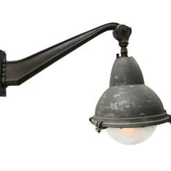 Clearance Pamono Vintage French Cast Iron and Aluminum Streetlight by Eclatec, France