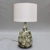 Discount Pamono Vintage French Ceramic Lamp with Motif by Jacques Blin, 1950s
