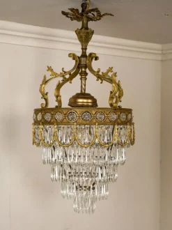 Best Pamono Vintage French Empire Chandelier, 1920s