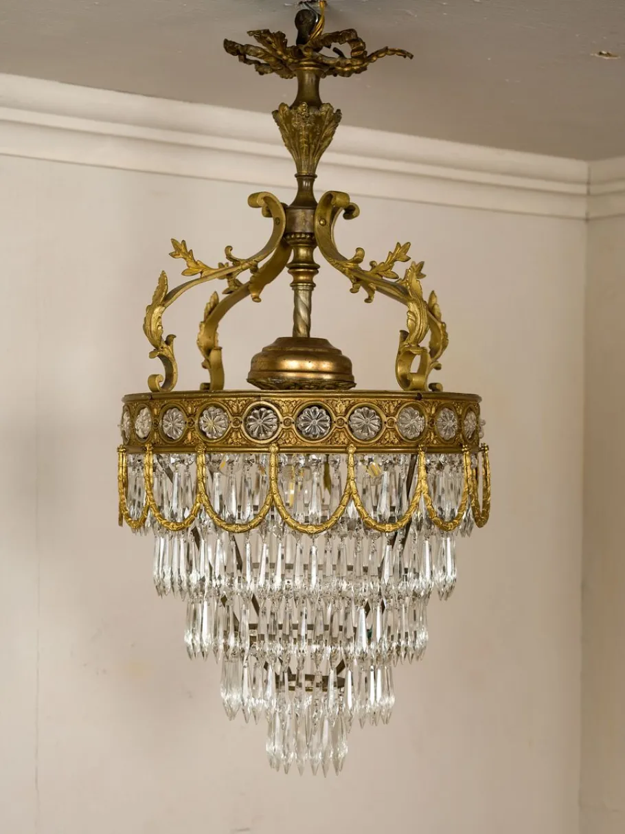 Best Pamono Vintage French Empire Chandelier, 1920s