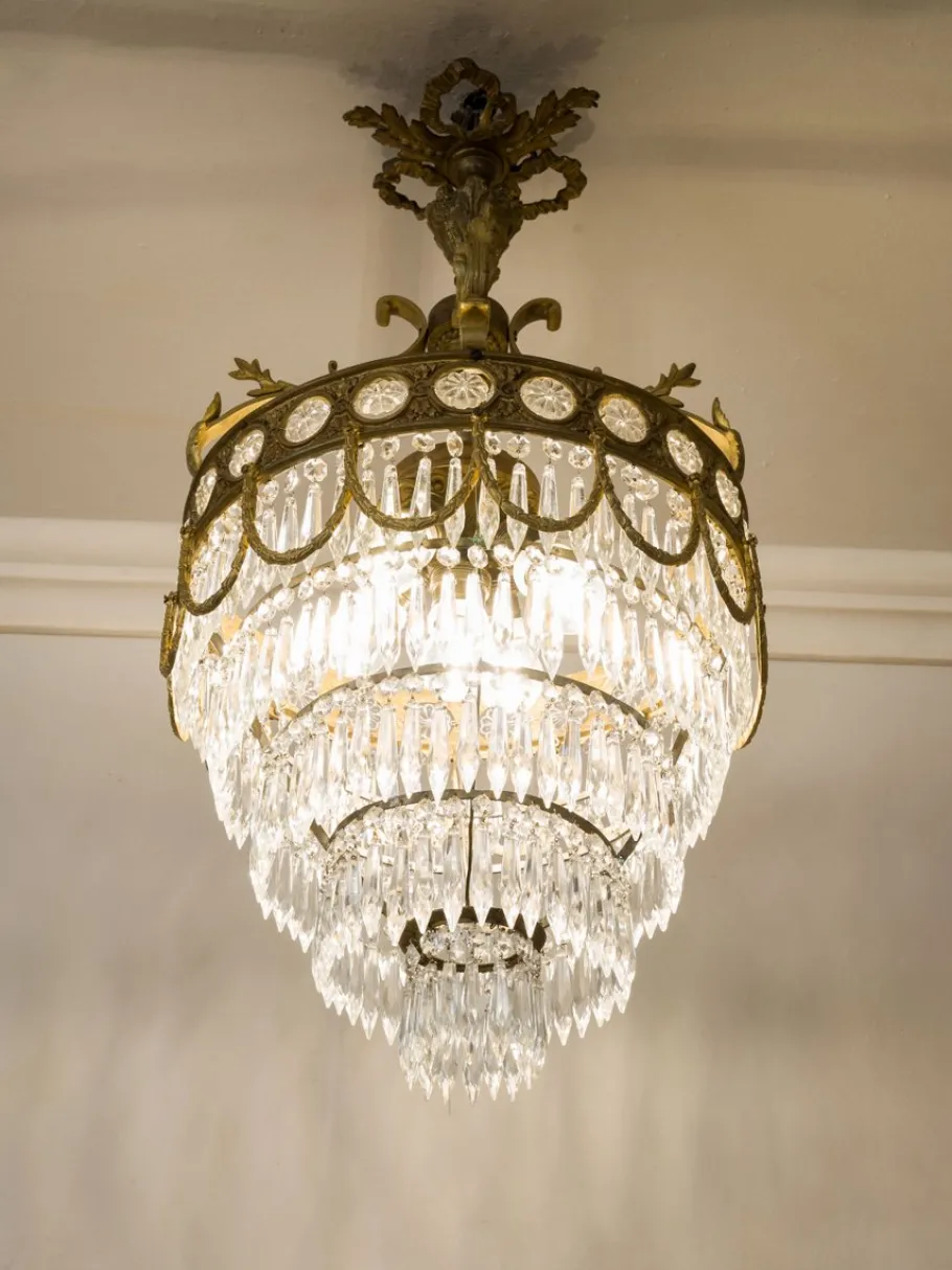 Best Pamono Vintage French Empire Chandelier, 1920s