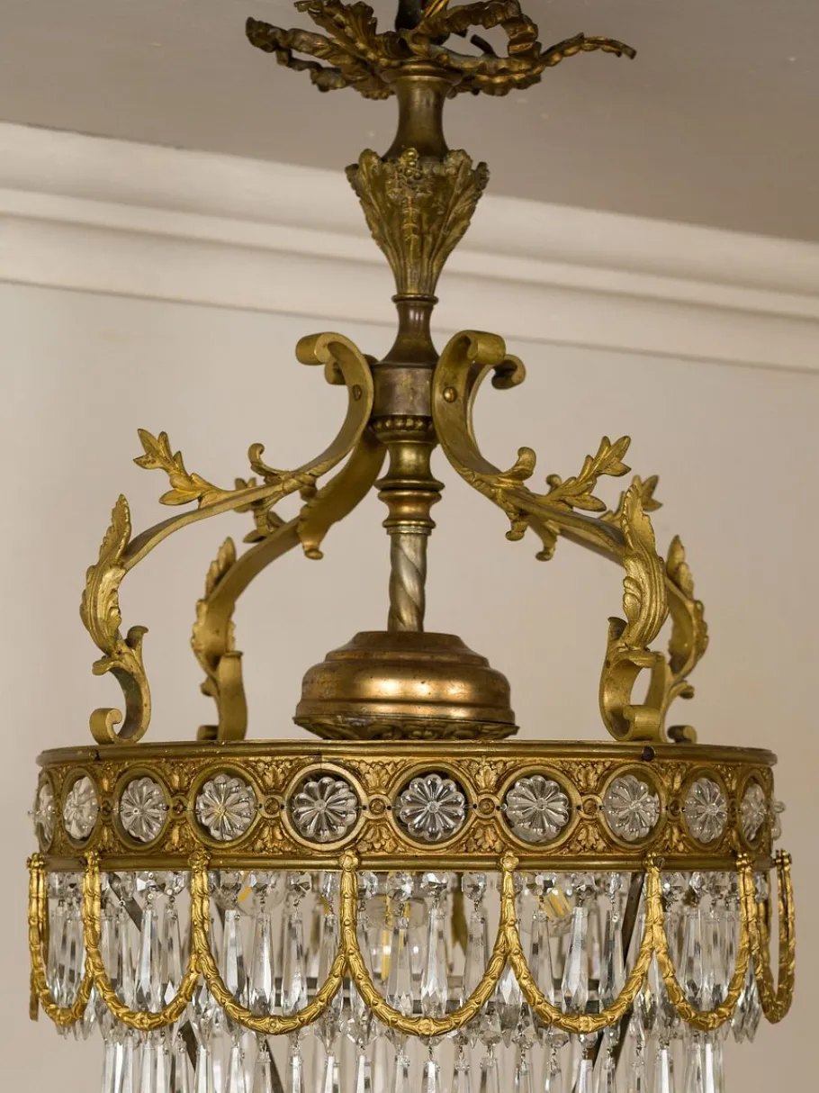 Best Pamono Vintage French Empire Chandelier, 1920s