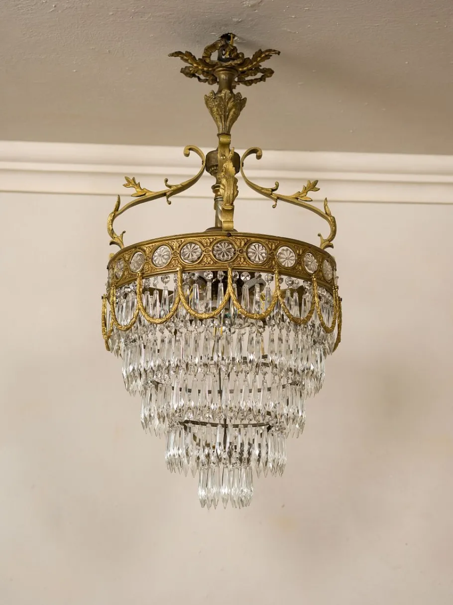 Best Pamono Vintage French Empire Chandelier, 1920s