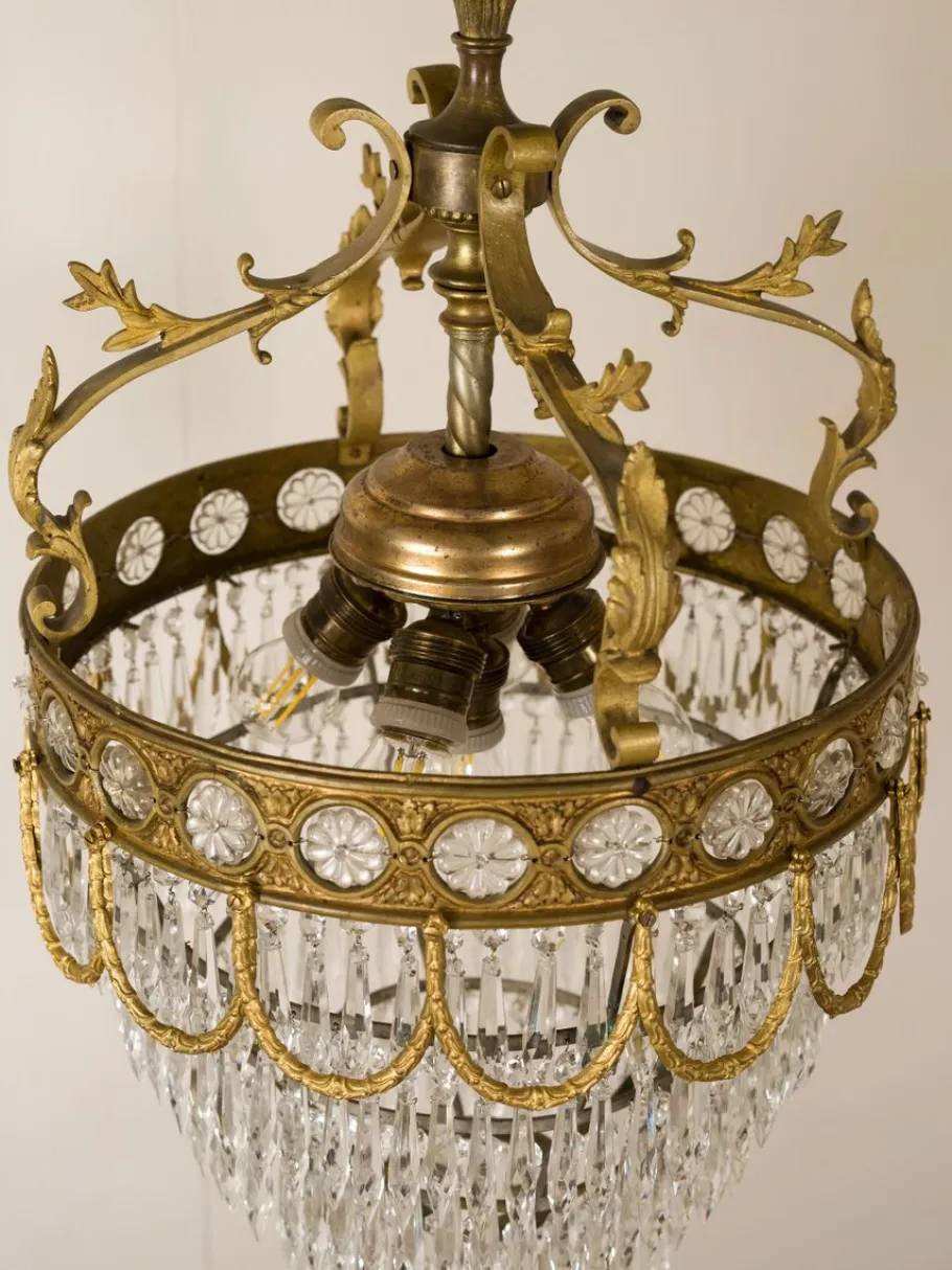 Best Pamono Vintage French Empire Chandelier, 1920s