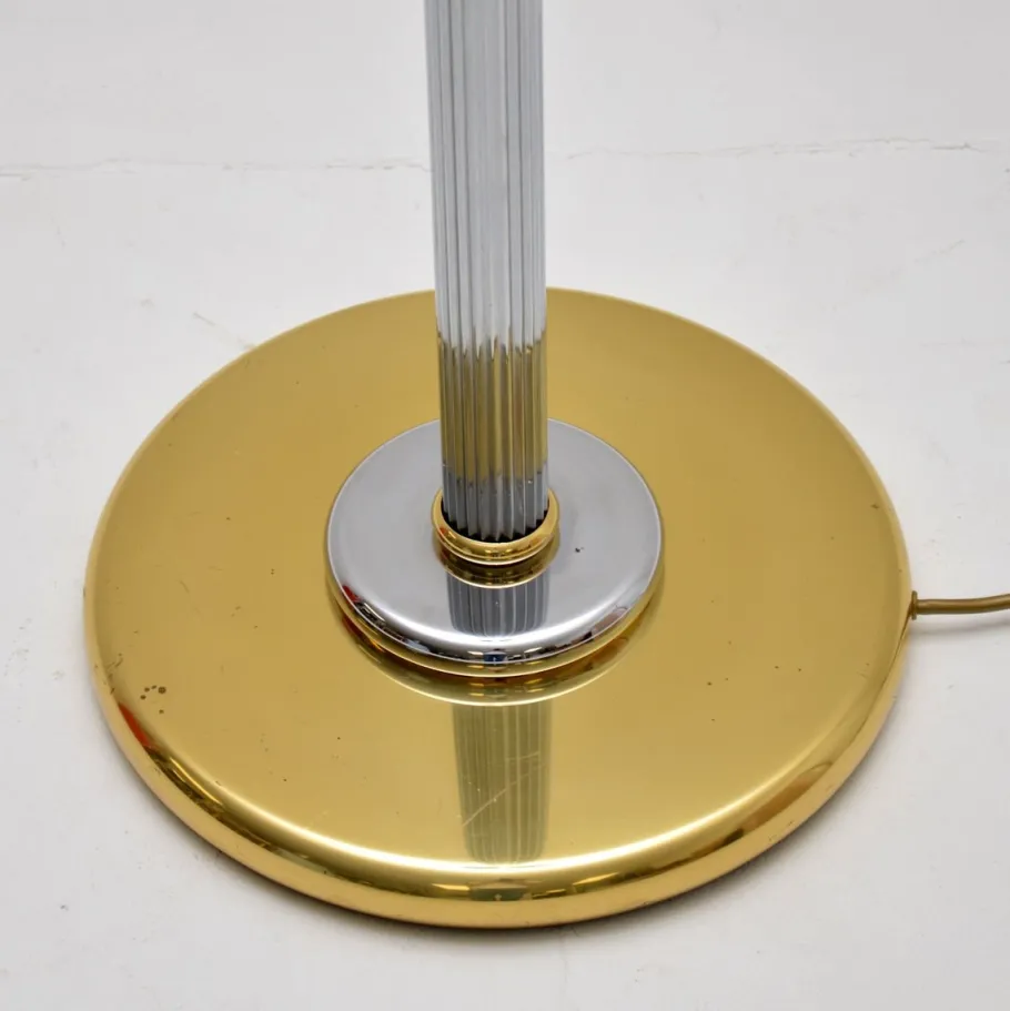 New Pamono Vintage French Floor Lamp attributed to Le Dauphin, 1970s