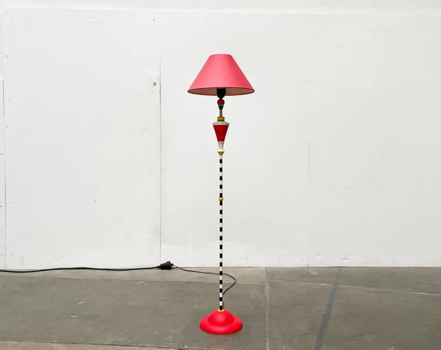 Clearance Pamono Vintage French Floor Lamp from Olivier Villatte, 1980s