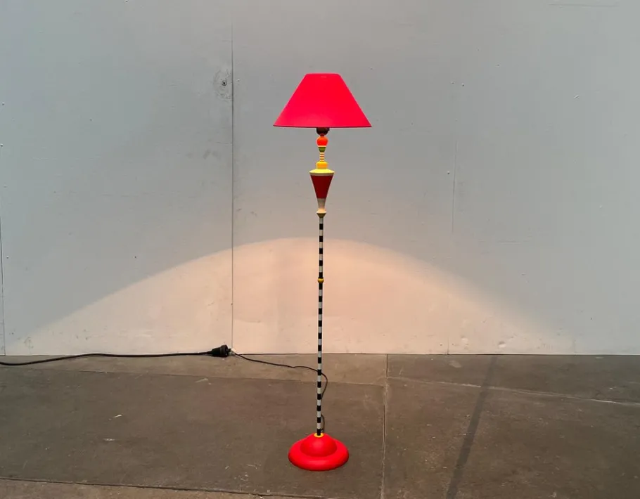 Clearance Pamono Vintage French Floor Lamp from Olivier Villatte, 1980s