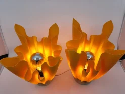 Pamono Vintage French Georgia Jacob Designer Table Lamps by Georgia Jacob, 1970s, Set of 2