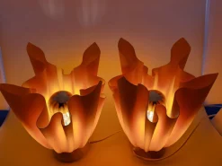 Pamono Vintage French Georgia Jacob Designer Table Lamps by Georgia Jacob, 1970s, Set of 2