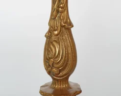 Discount Pamono Vintage French Gold Rococo Style Candlestick Table Lamps, 1960s, Set of 2