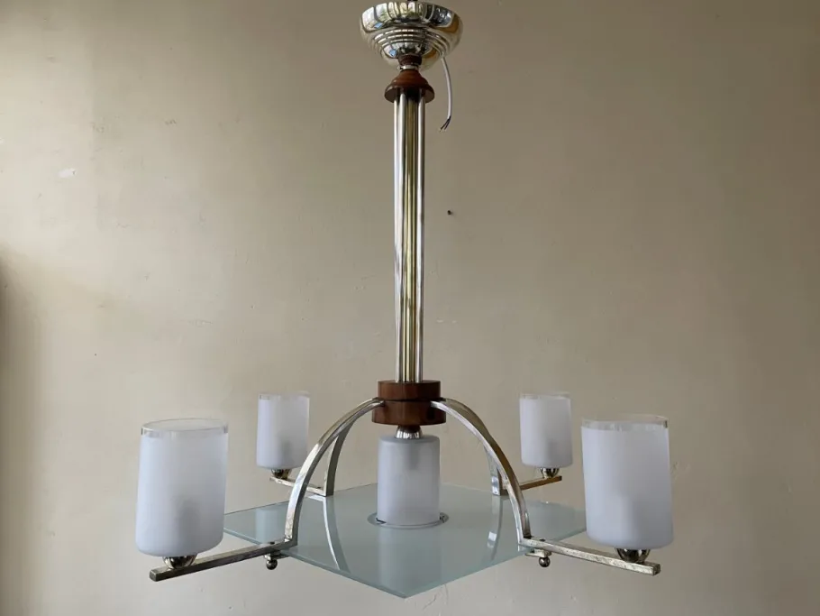 Discount Pamono Vintage French Hanging Lamp, 1930s