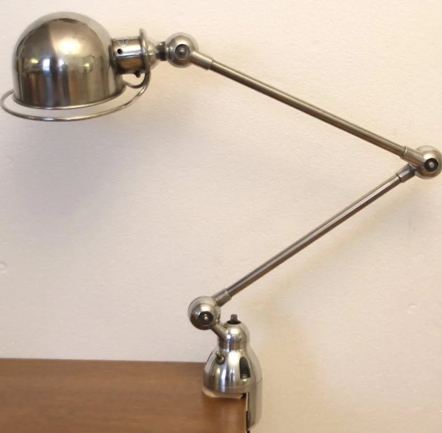 Pamono Vintage French Industrial Clamping Scale Lamp from Jean-Louis Domecq for Jieldé, 1950s