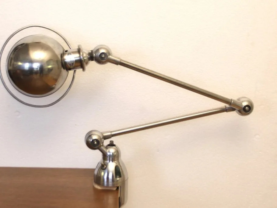 Pamono Vintage French Industrial Clamping Scale Lamp from Jean-Louis Domecq for Jieldé, 1950s
