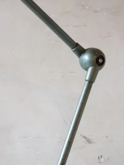 New Pamono Vintage French Industrial Jielde Table Lamp in Green Patina from Jieldé, 1950s