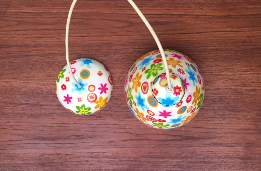 New Pamono Vintage French Postmodern Pendant Lamp from Pylones, Paris, 1990s