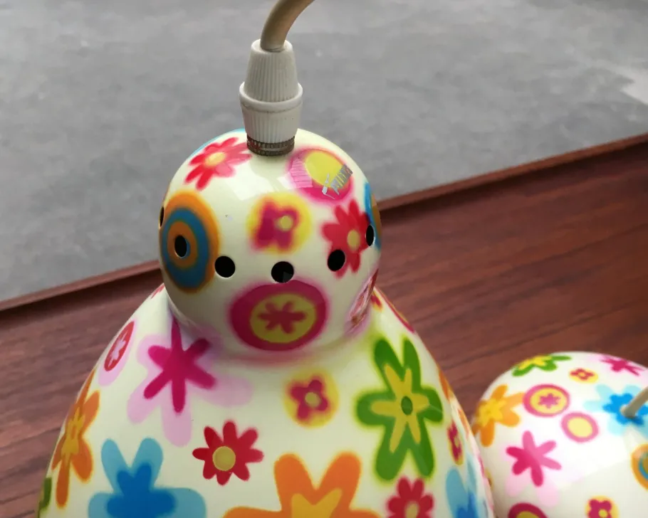 New Pamono Vintage French Postmodern Pendant Lamp from Pylones, Paris, 1990s