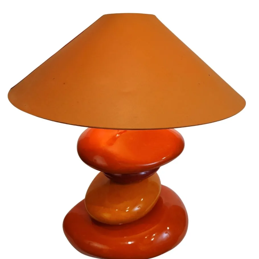 Sale Pamono Vintage French Table Lamp in Glazed Ceramic, 1980s