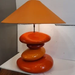 Sale Pamono Vintage French Table Lamp in Glazed Ceramic, 1980s