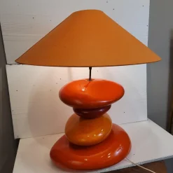 Sale Pamono Vintage French Table Lamp in Glazed Ceramic, 1980s