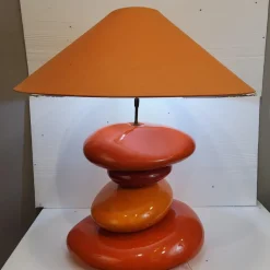 Sale Pamono Vintage French Table Lamp in Glazed Ceramic, 1980s
