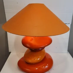 Sale Pamono Vintage French Table Lamp in Glazed Ceramic, 1980s