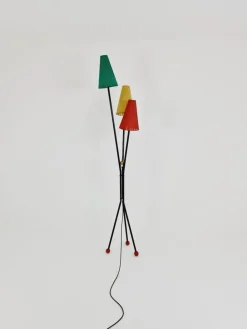Best Pamono Vintage French Tripod Floor Lamp, 1950s