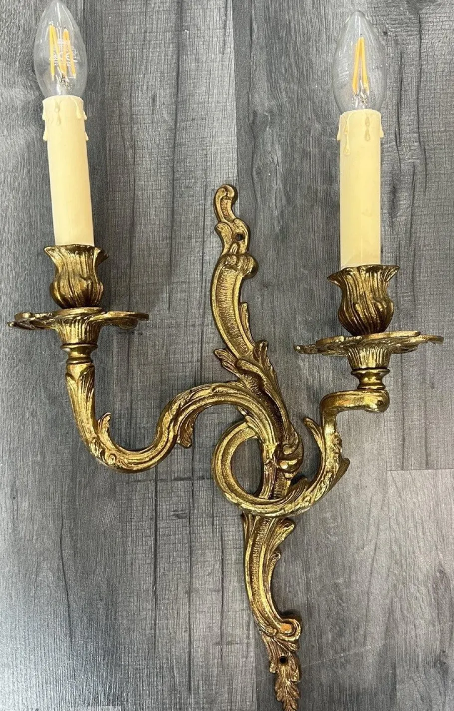 Discount Pamono Vintage French Wall Lamps, Set of 2