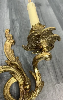 Discount Pamono Vintage French Wall Lamps, Set of 2