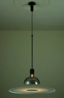 Sale Pamono Vintage Frisbi 850 Pendant Lamp by Achille Castiglioni for Flos, 1980s