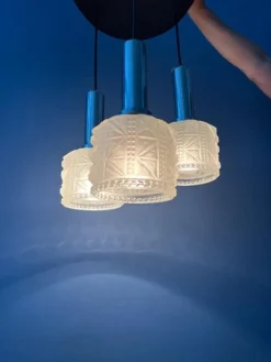 Discount Pamono Vintage Frosted Glass Cascade Pendant Lamp