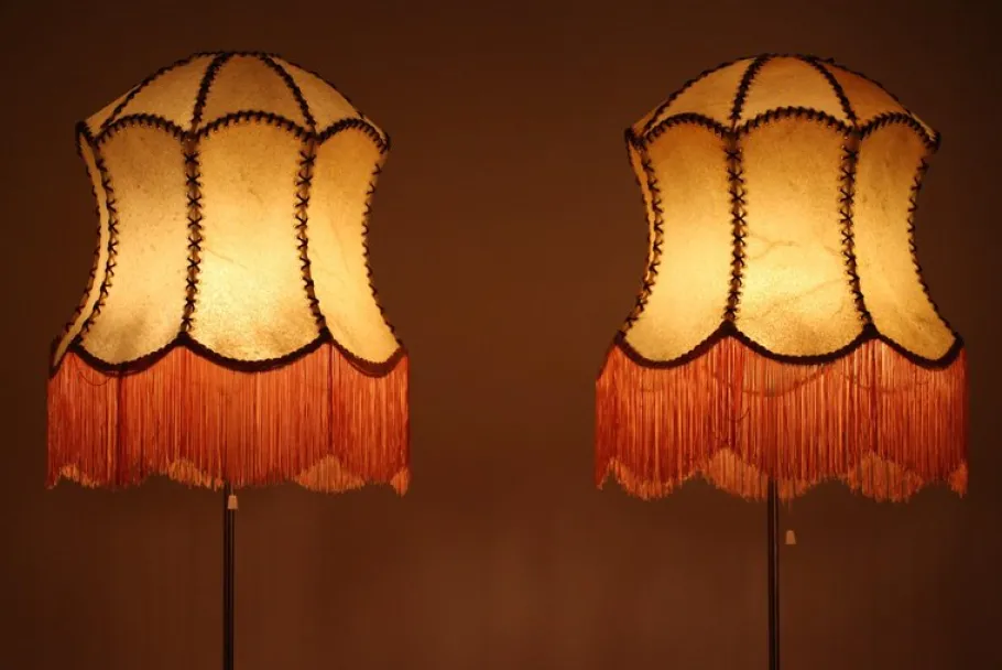 Best Pamono Vintage G-024 Floor Lamps in Brass by Alf Svensson for Bergboms, 1960s, Set of 2