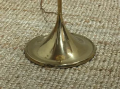 Best Pamono Vintage G-024 Floor Lamps in Brass by Alf Svensson for Bergboms, 1960s, Set of 2