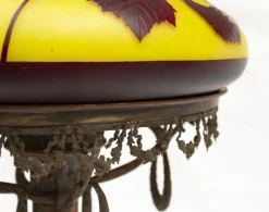 Hot Pamono Vintage Gallé-Style Table Lamp, 1920s