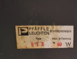 Clearance Pamono Vintage German Adjustable Desk Lamp from Pfäffle-Leuchten, 1960s