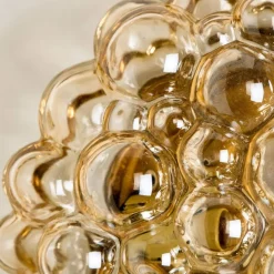 Sale Pamono Vintage German Amber Glass Wall Sconces by Helena Tynell for Limburg, 1960s