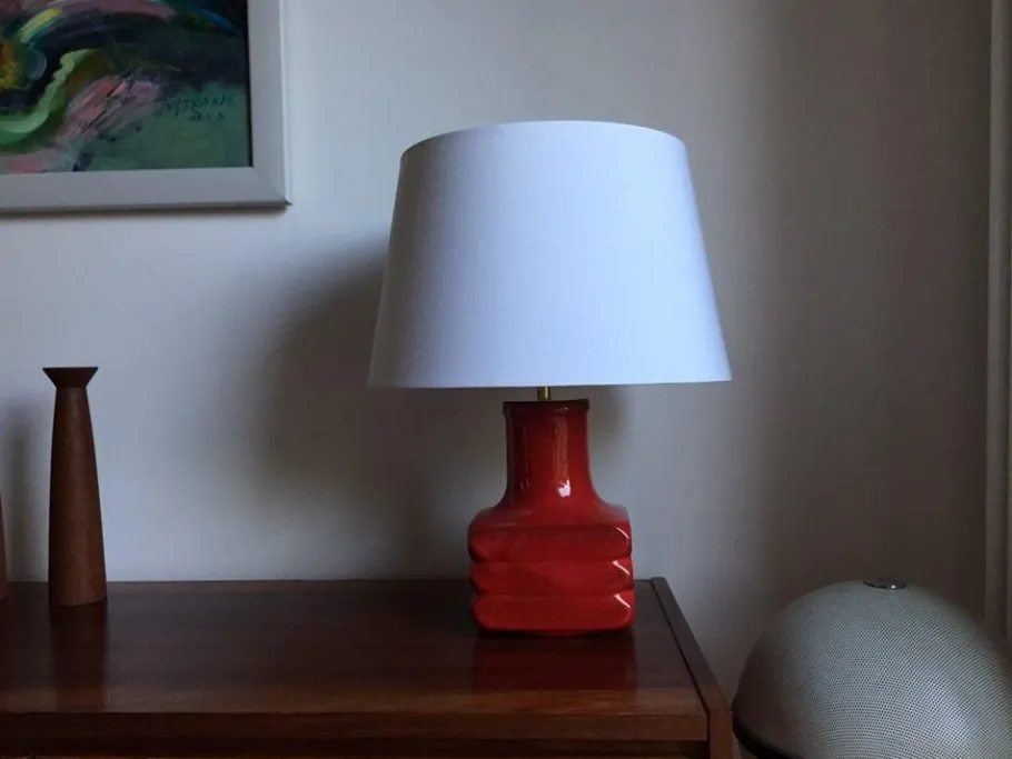 Pamono Vintage German Ceramic Table Lamp by Cari Zalloni for Steuler, 1960s