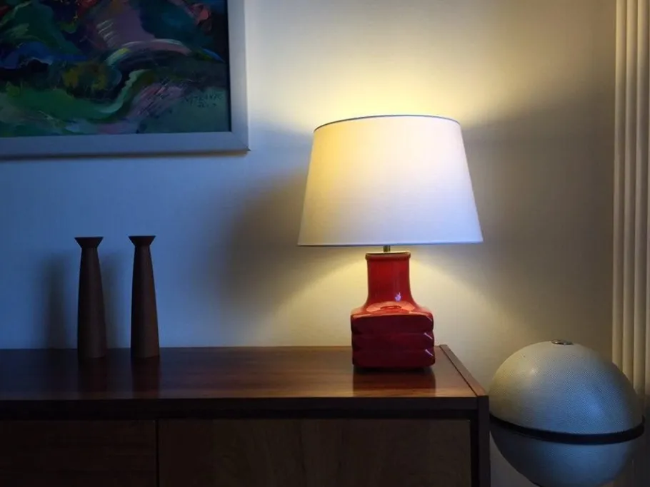 Pamono Vintage German Ceramic Table Lamp by Cari Zalloni for Steuler, 1960s