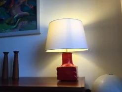 Pamono Vintage German Ceramic Table Lamp by Cari Zalloni for Steuler, 1960s