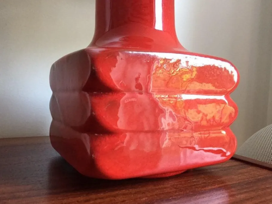 Pamono Vintage German Ceramic Table Lamp by Cari Zalloni for Steuler, 1960s