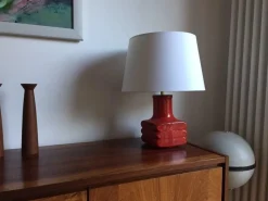 Pamono Vintage German Ceramic Table Lamp by Cari Zalloni for Steuler, 1960s