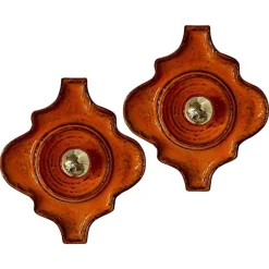 Pamono Vintage German Ceramic Wall Lights, 1960, Set of 2
