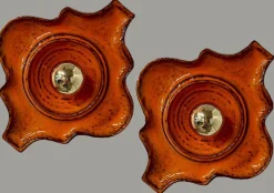 Pamono Vintage German Ceramic Wall Lights, 1960, Set of 2