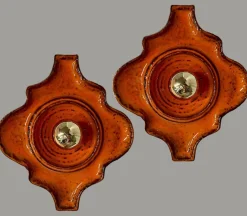 Pamono Vintage German Ceramic Wall Lights, 1960, Set of 2