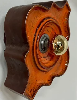 Pamono Vintage German Ceramic Wall Lights, 1960, Set of 2