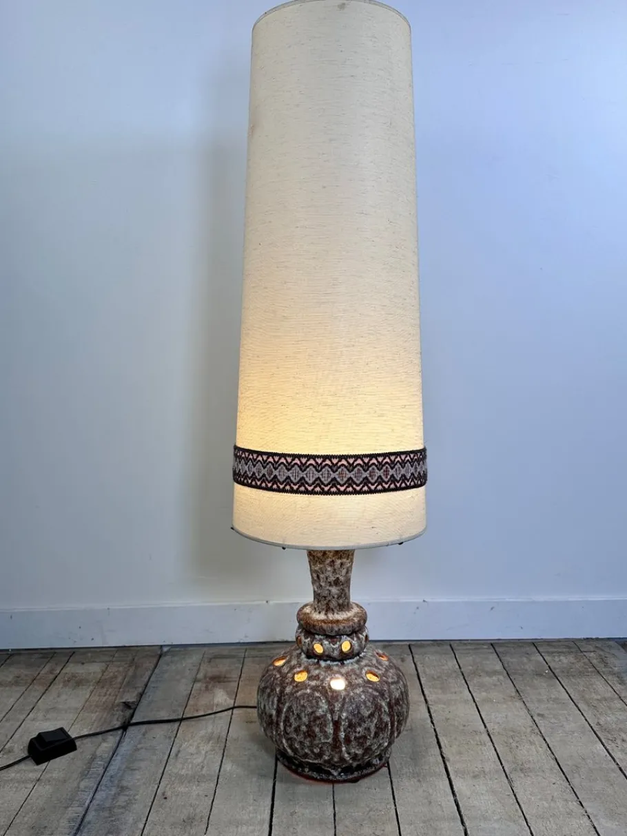 Sale Pamono Vintage German Glazed Ceramic Lamp, 1960s