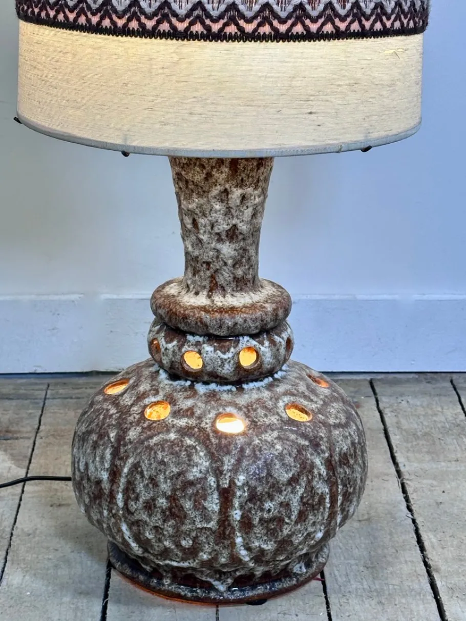 Sale Pamono Vintage German Glazed Ceramic Lamp, 1960s